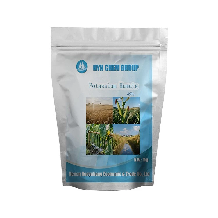 Basic Improvement And Nutrient Supply Potassium Humate 40%,45%,50%,60%,65% CAS No.68514 - 28 - 3 For Lots Of Plants. suppliers